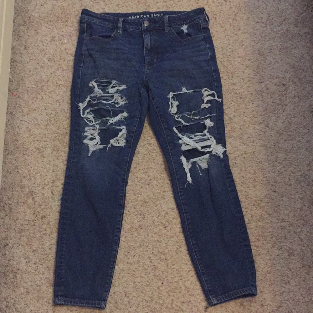 American Eagle ripped jeans